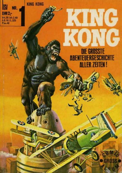 Cover for King Kong (BSV - Williams, 1970 series) #1 [2. Auflage]