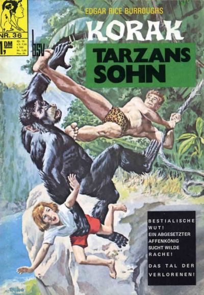 Cover for Korak (BSV - Williams, 1967 series) #36