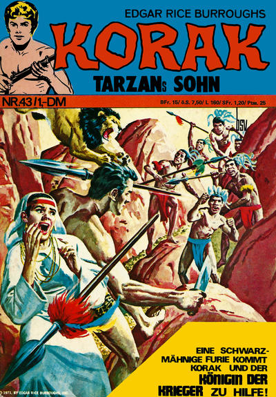 Cover for Korak (BSV - Williams, 1967 series) #43