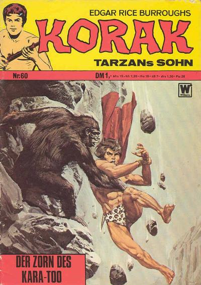 Cover for Korak (BSV - Williams, 1967 series) #60