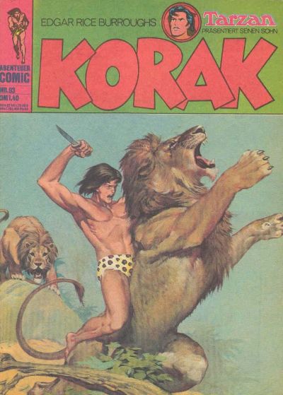 Cover for Korak (BSV - Williams, 1967 series) #93