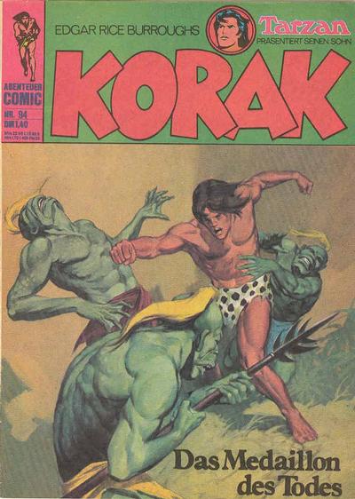Cover for Korak (BSV - Williams, 1967 series) #94