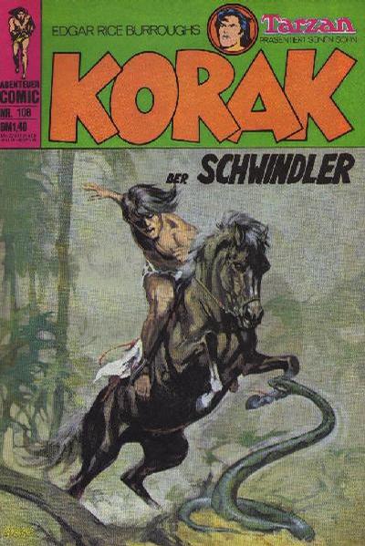 Cover for Korak (BSV - Williams, 1967 series) #108