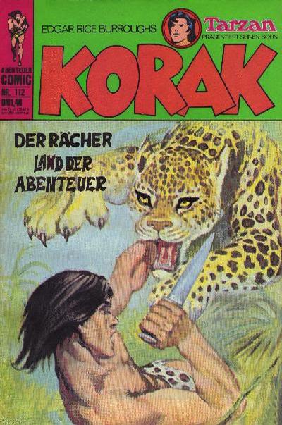 Cover for Korak (BSV - Williams, 1967 series) #112
