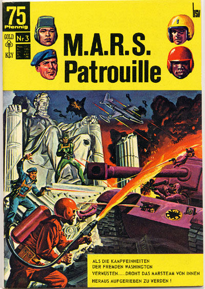 Cover for M.A.R.S. Patrouille (BSV - Williams, 1968 series) #3