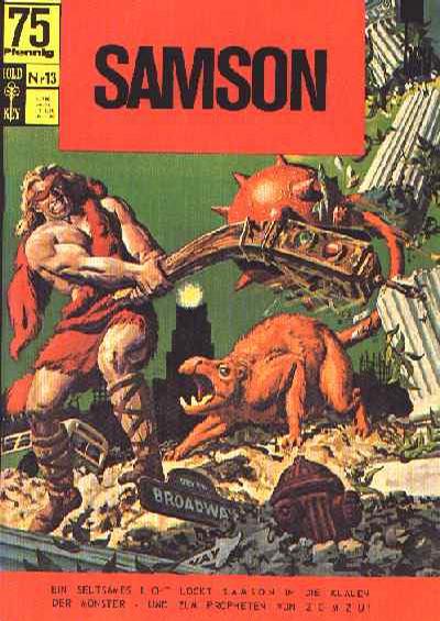 Cover for Samson (BSV - Williams, 1966 series) #13