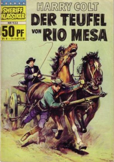Cover for Sheriff Klassiker (BSV - Williams, 1964 series) #933