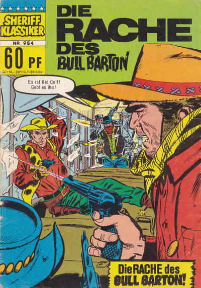Cover for Sheriff Klassiker (BSV - Williams, 1964 series) #984
