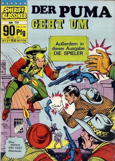 Cover for Sheriff Klassiker (BSV - Williams, 1964 series) #131