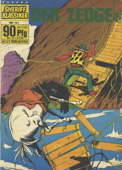 Cover for Sheriff Klassiker (BSV - Williams, 1964 series) #147