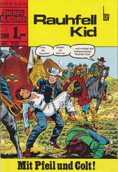 Cover for Sheriff Klassiker (BSV - Williams, 1964 series) #210