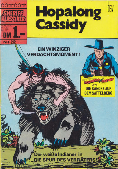 Cover for Sheriff Klassiker (BSV - Williams, 1964 series) #212