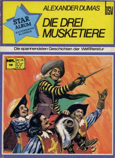 Cover for Star Album [Classics Illustrated] (BSV - Williams, 1970 series) #15 - Die drei Musketiere