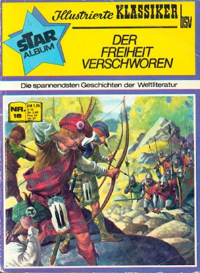 Cover for Star Album [Classics Illustrated] (BSV - Williams, 1970 series) #18 - Der Freiheit verschworen