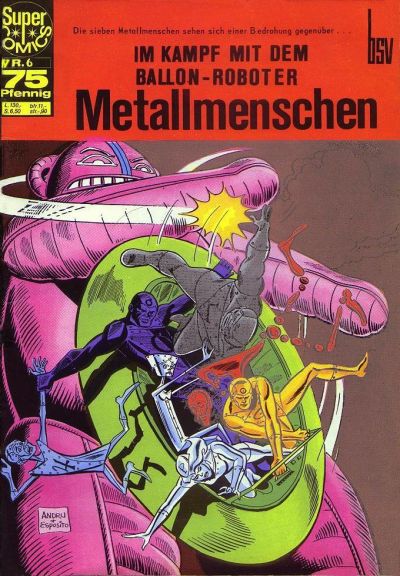Cover for Super Comics (BSV - Williams, 1968 series) #6