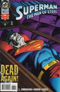 Cover for Superman: The Man of Steel (DC, 1991 series) #38 [Direct Sales]