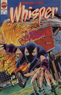 Cover for Whisper (First, 1986 series) #22