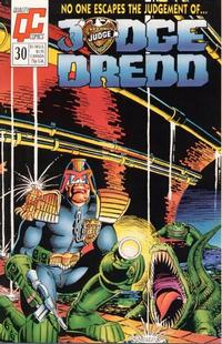 Cover Thumbnail for Judge Dredd (Fleetway/Quality, 1987 series) #30