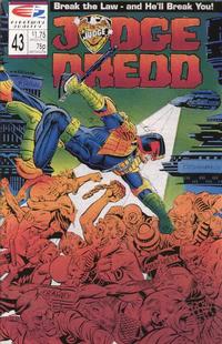 Cover Thumbnail for Judge Dredd (Fleetway/Quality, 1987 series) #43
