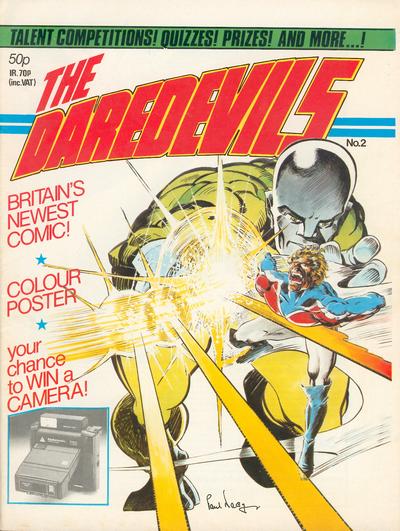 Cover for The Daredevils (Marvel UK, 1982 series) #2