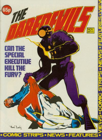 Cover for The Daredevils (Marvel UK, 1982 series) #11