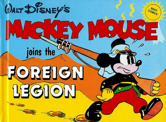 Cover for The Walt Disney Best Comics Series (Abbeville Press, 1980 series) #[3] - Mickey Mouse Joins the Foreign Legion