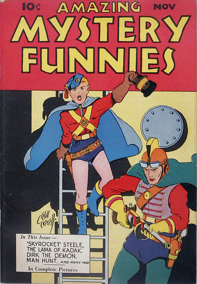 Cover for Amazing Mystery Funnies (Centaur, 1938 series) #v1#3[a]
