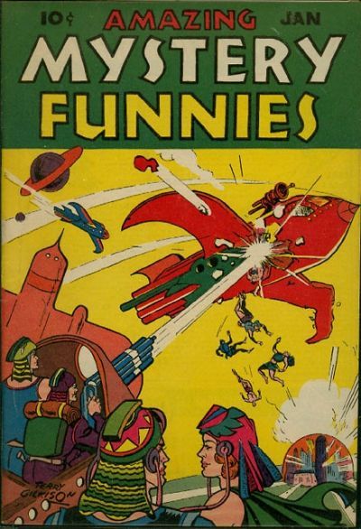 Cover for Amazing Mystery Funnies (Centaur, 1938 series) #v2#1