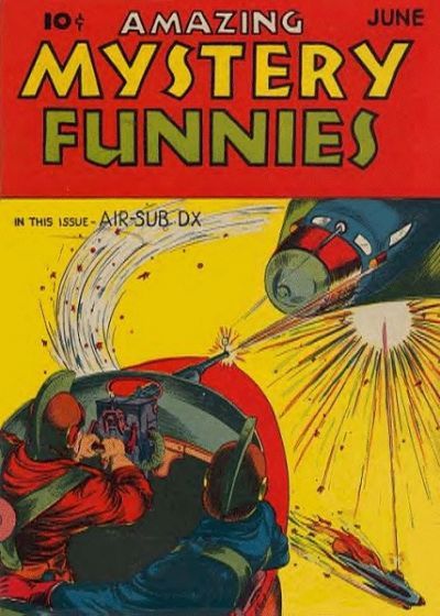Cover for Amazing Mystery Funnies (Centaur, 1938 series) #v2#6