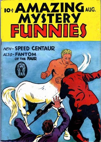 Cover for Amazing Mystery Funnies (Centaur, 1938 series) #v2#8