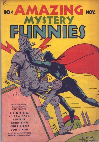 Cover for Amazing Mystery Funnies (Centaur, 1938 series) #v2#11