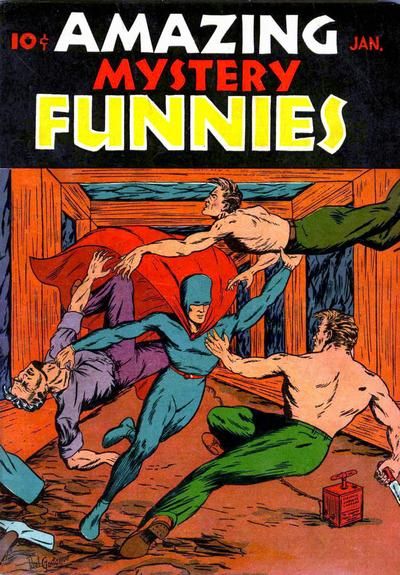 Cover for Amazing Mystery Funnies (Centaur, 1938 series) #v3#1