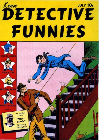 Cover for Keen Detective Funnies (Centaur, 1938 series) #v1#8