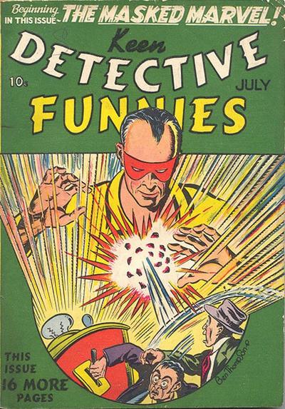 Cover for Keen Detective Funnies (Centaur, 1938 series) #v2#7