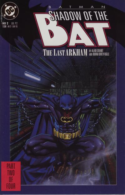Cover for Batman: Shadow of the Bat (DC, 1992 series) #2 [Direct]
