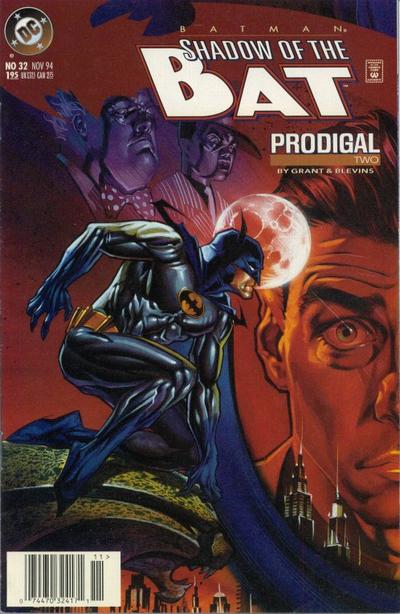 Cover for Batman: Shadow of the Bat (DC, 1992 series) #32 [Newsstand]