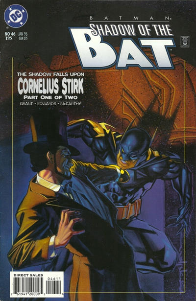 Cover for Batman: Shadow of the Bat (DC, 1992 series) #46 [Direct Sales]