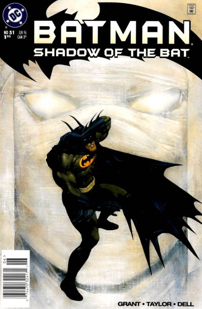 Cover for Batman: Shadow of the Bat (DC, 1992 series) #51 [Newsstand]