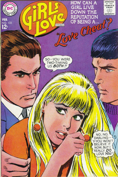 Cover for Girls' Love Stories (DC, 1949 series) #133
