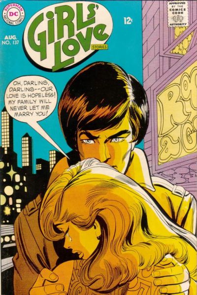 Cover for Girls' Love Stories (DC, 1949 series) #137