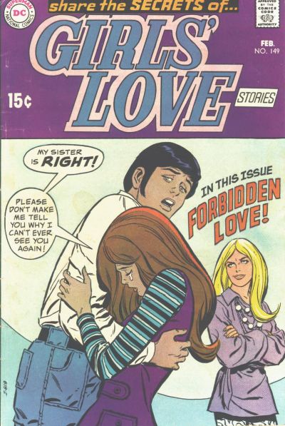 Cover for Girls' Love Stories (DC, 1949 series) #149