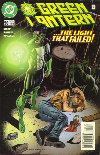 Cover for Green Lantern (DC, 1990 series) #90 [Direct Sales]