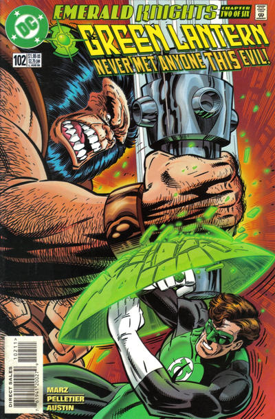 Cover for Green Lantern (DC, 1990 series) #102 [Direct Sales]