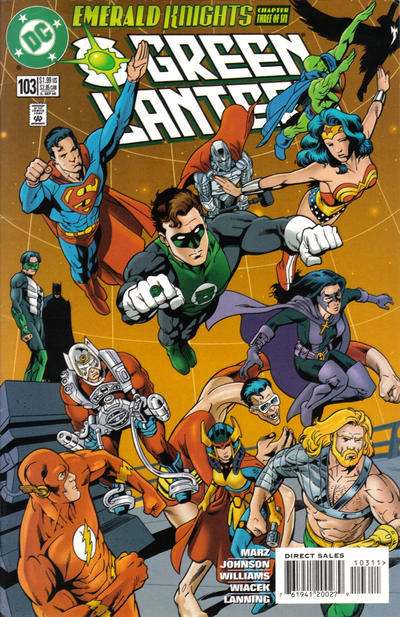 Cover for Green Lantern (DC, 1990 series) #103 [Direct Sales]