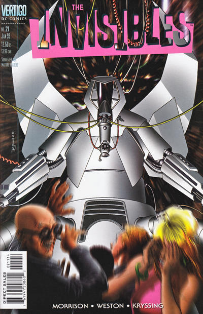 Cover for The Invisibles (DC, 1997 series) #21