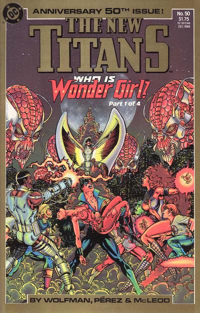 Cover for The New Titans (DC, 1988 series) #50
