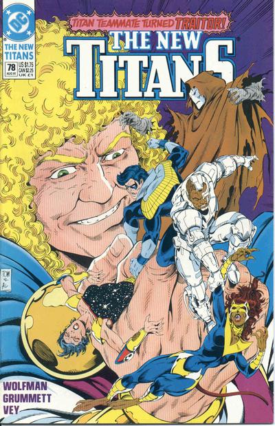 Cover for The New Titans (DC, 1988 series) #78
