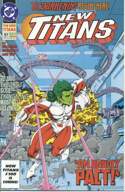 Cover for The New Titans (DC, 1988 series) #97
