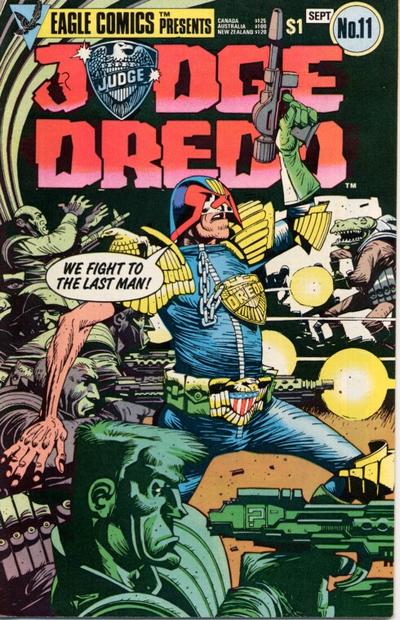 Cover for Judge Dredd (Eagle Comics, 1983 series) #11
