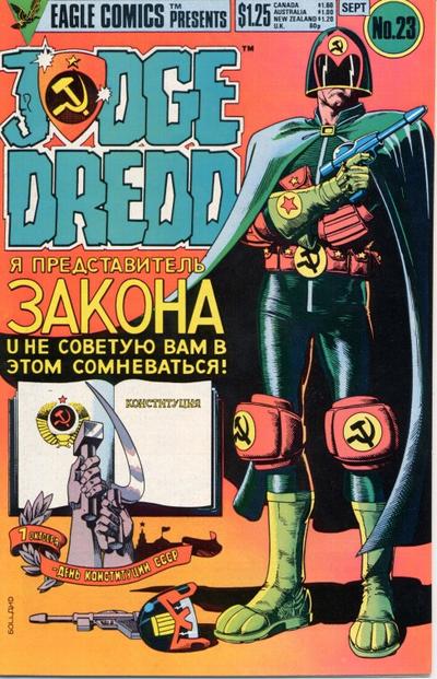 Cover for Judge Dredd (Eagle Comics, 1983 series) #23